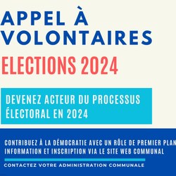 Elections 2024 : Appel à volontaires